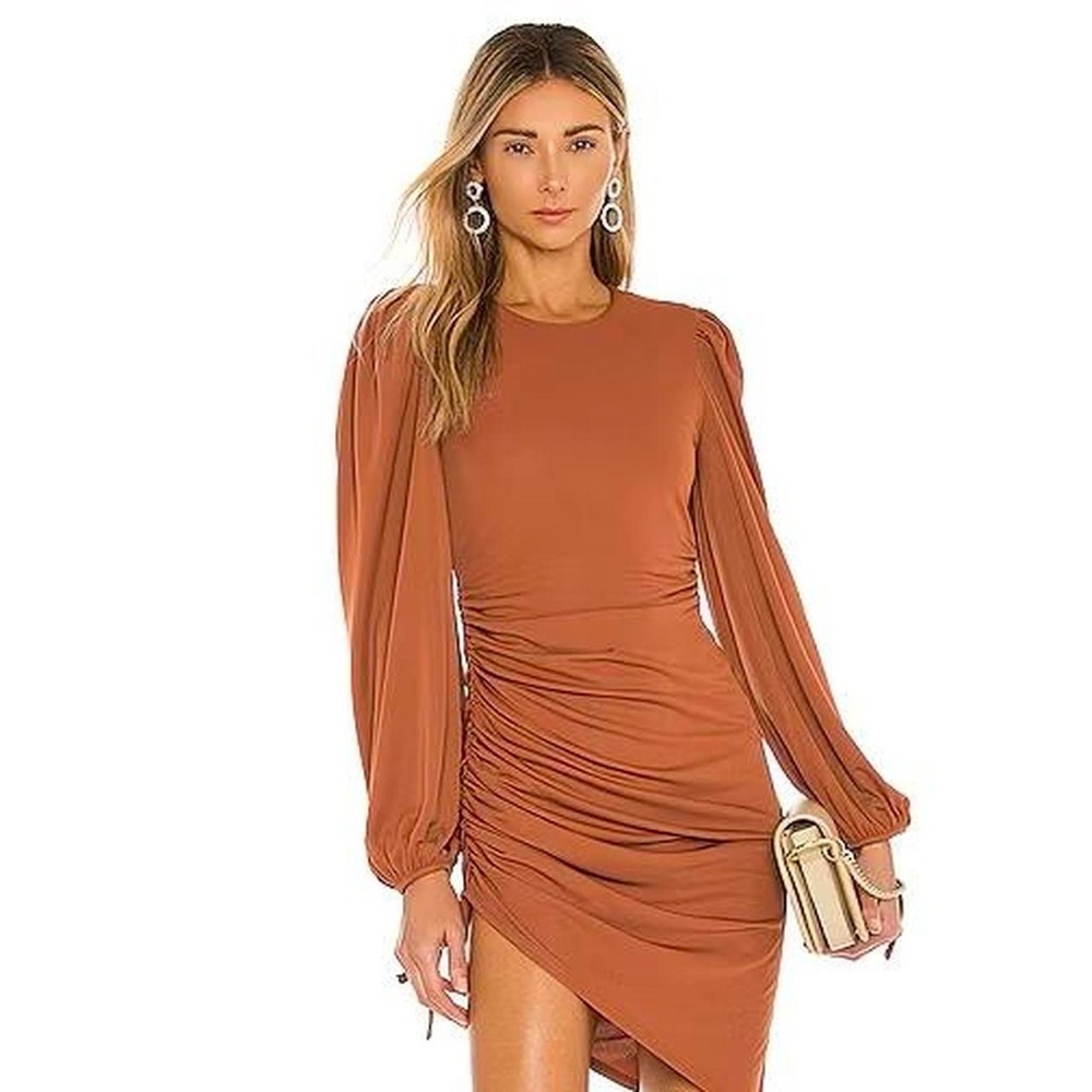 Lovers and Friends Suki Dress in color rust, Size S